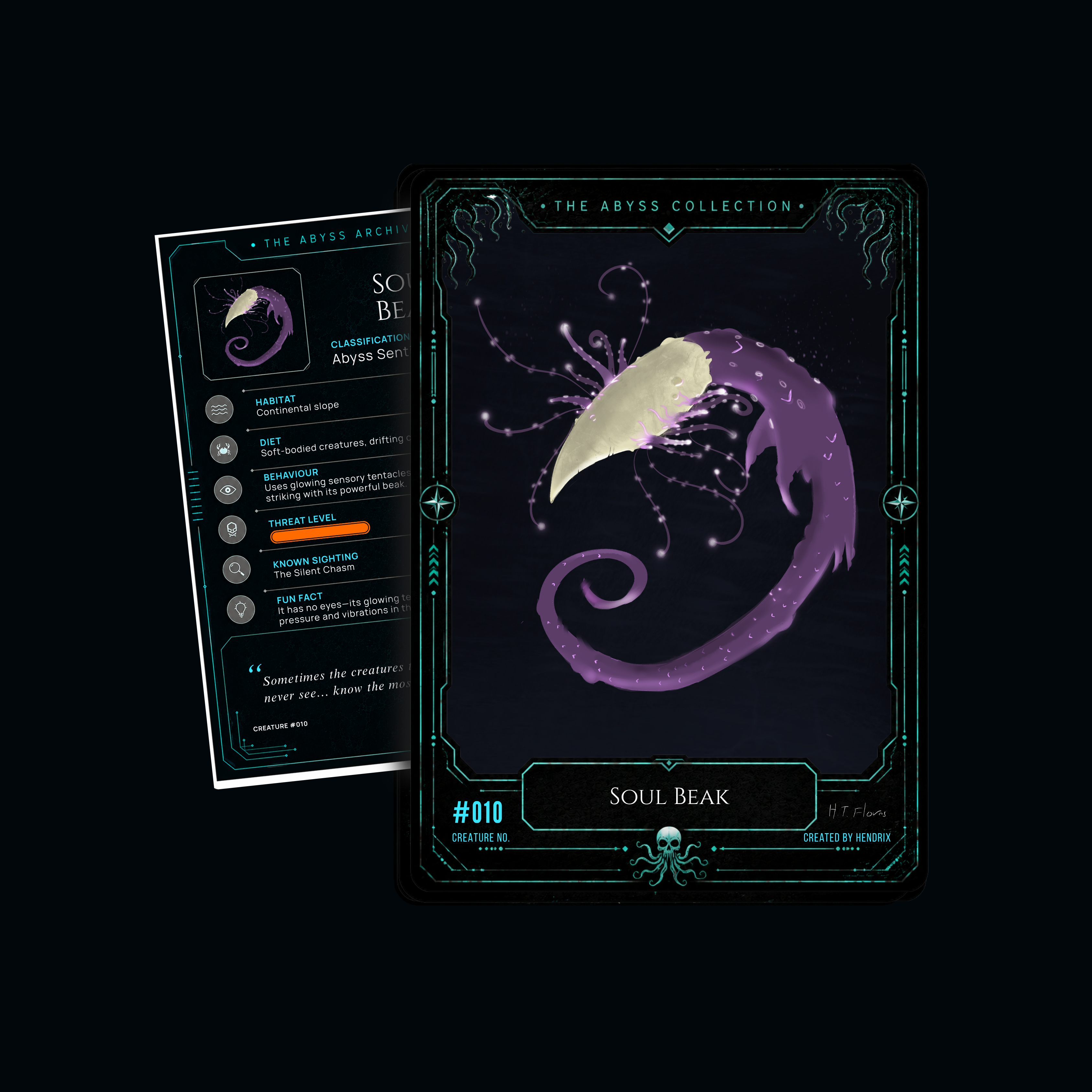 The Hook Slayer, an original creature design by Hendrix