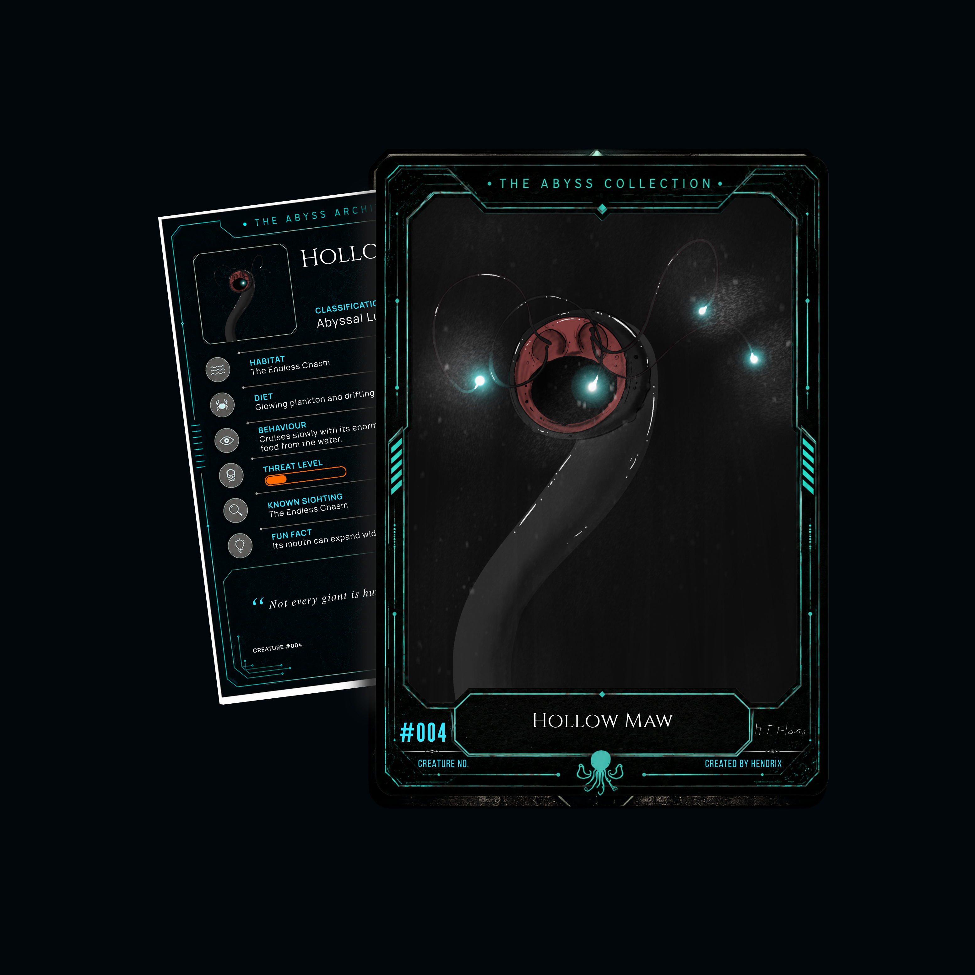 The Grasper, an original creature design by Hendrix