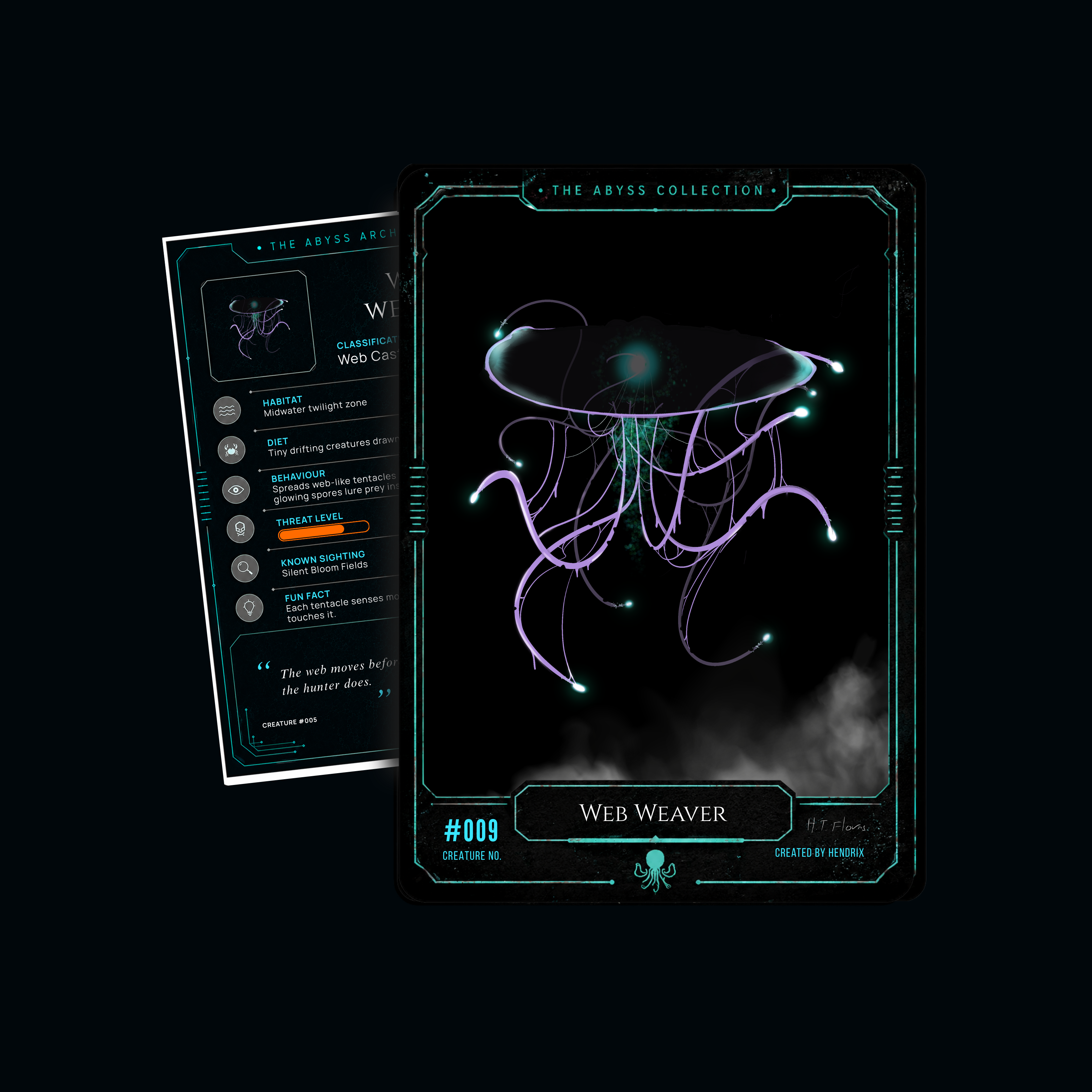 Web Weaver, an original creature design by Hendrix