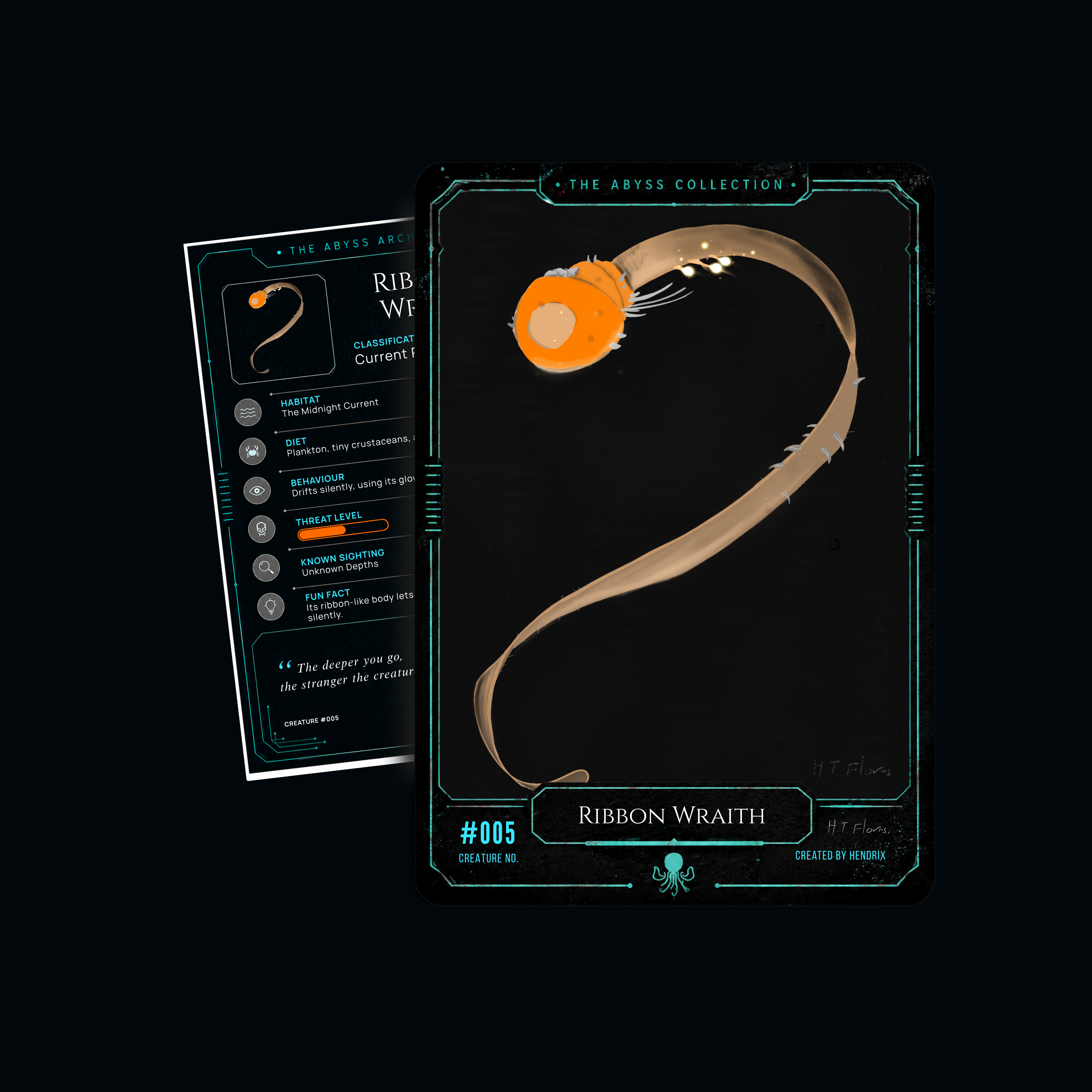 The Deep One, an original creature design by Hendrix
