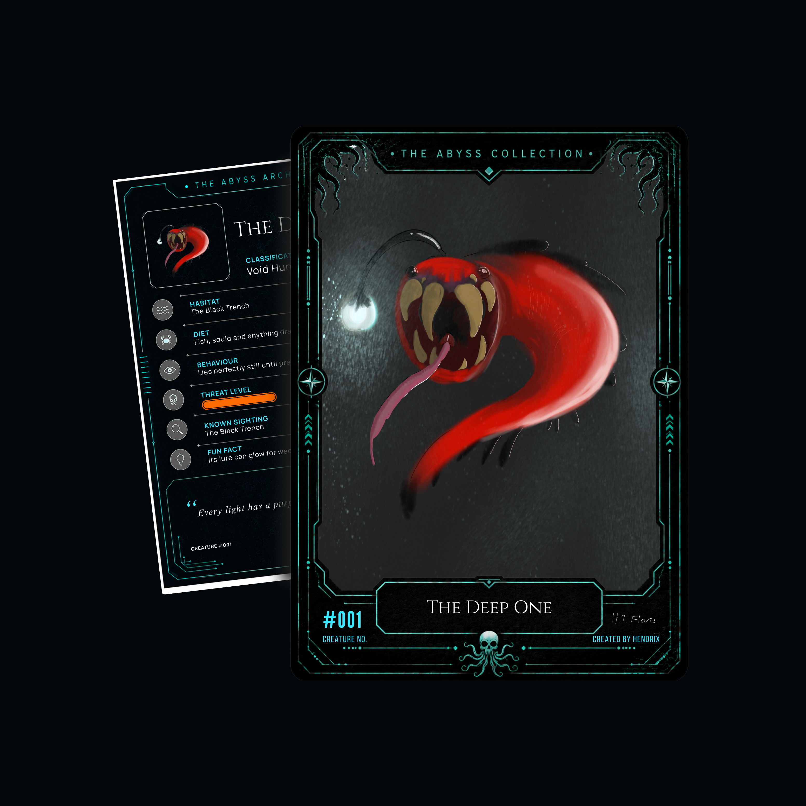 The Hollow Maw, an original creature design by Hendrix