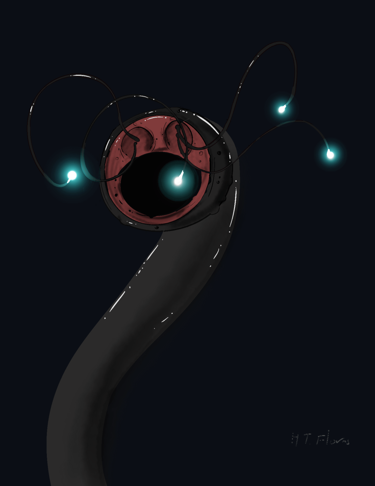 The Grasper, an original creature design by Hendrix