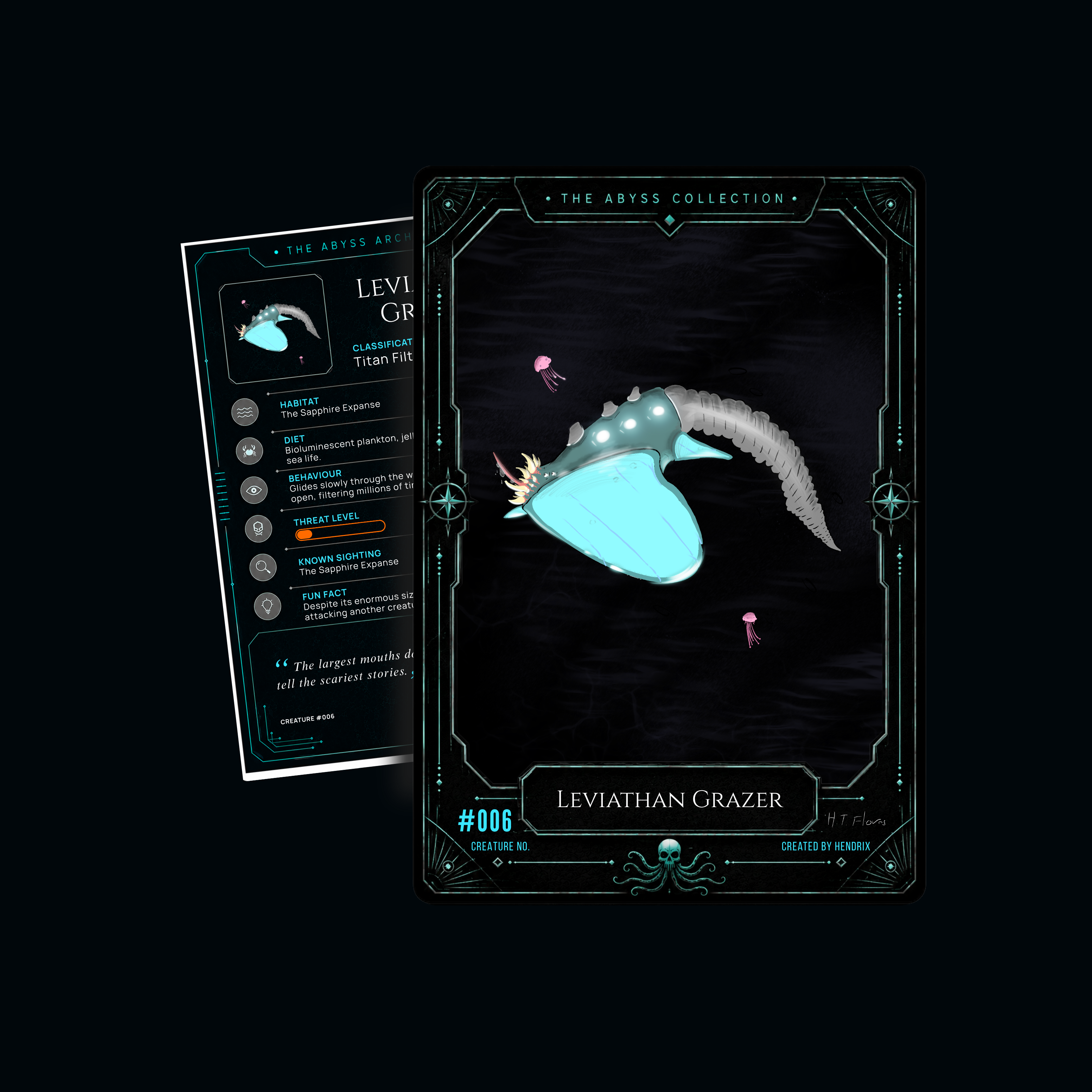 Void Drifter, an original creature design by Hendrix
