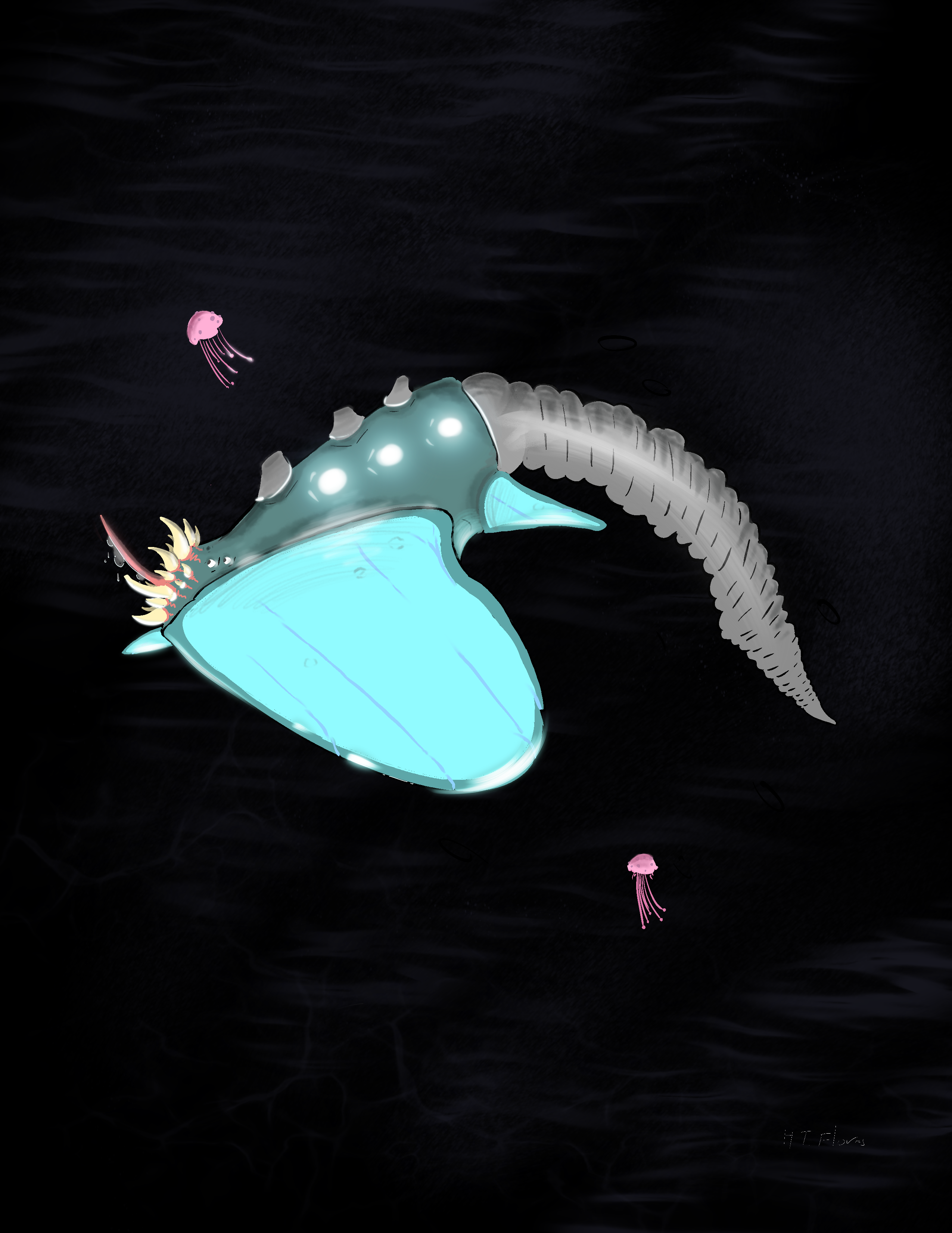 The Leviathan Grazer, an original creature design by Hendrix